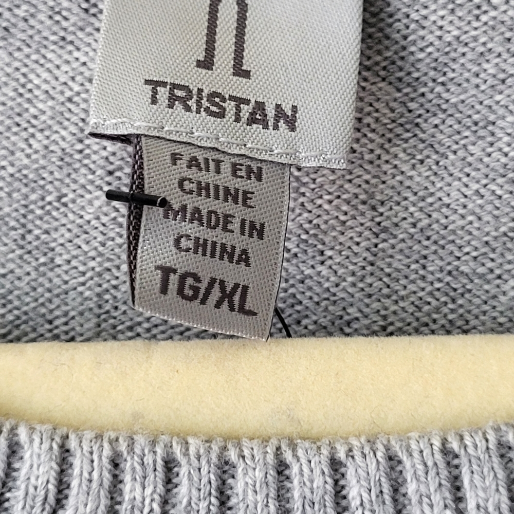 Tristan men's long sleeved Casual lightweight Layering crew neck knit sweater. - Picture 11 of 11